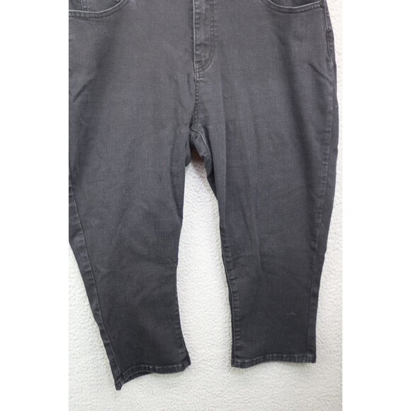 Judy Blue Capri Fit Black Denim Jeans-Size 15/32-Stretchy - Picture 2 of 13